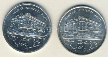 1992-93. 200Ft Ag "MNB" (2x) T:BU,2