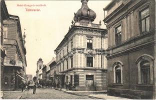 1910 Temesvár, Timisoara; Hungária szálloda, üzletek / hotel, shops