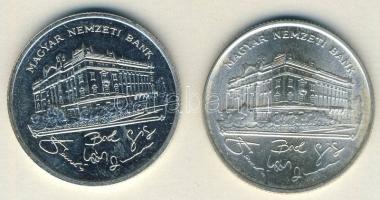 1992-93. 200Ft Ag "MNB" (2x) T:BU,2