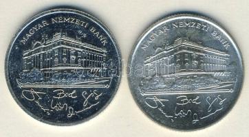 1992-93. 200Ft Ag "MNB" (2x) T:BU,2