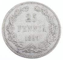 Finnország 1899. 25p Ag T:3 Finland 1899. 25 Pennia Ag C:F Krause KM#6