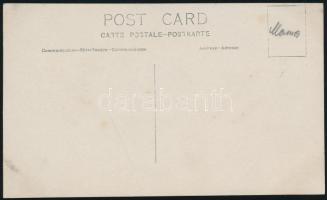 cca 1910 Régi lakásbelső, fotólap, 13,5×8 cm