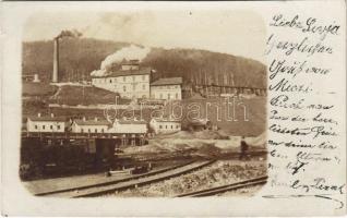 1900 Anina, Stájerlakanina, Stájerlak, Steierdorf; vasgyár, iparvasút / iron works, factory, industrial railway. photo (EK)
