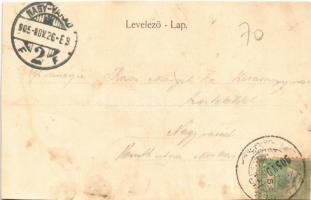 1905 Kissebes, Poieni; Kőzúzó gépház / granite mine, stone crusher (vágott / cut)