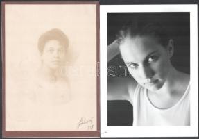 cca 1960-1980 Csábos asszonyok 8 db fotó 20x26 cm-.ig