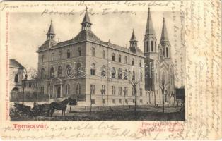 1902 Temesvár, Timisoara; Józsefvárosi zárda. Moravetz Gyula kiadása / Iosefin nunnery (EK)