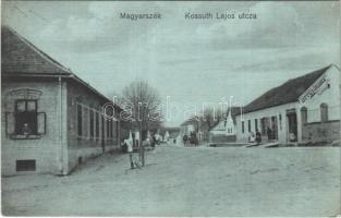 Magyarszék, Kossuth Lajos utca, Ottó József üzlete (EK)