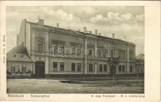 Szászsebes, Mühlbach, Sebesul Sasesc, Sebes; M. kir. erdőhivatal. K. Mosel / Forstamt / forestry office