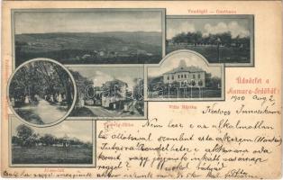 1900 Budapest XI. Kamaraerdő, Kamara-Erdő; vendéglő, Józsa lak, Villa Mártha, Ludwig Höhe, erdő részlet. Art Nouveau (Rb)