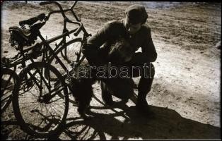 II. világháborús katonai negatívok, 6 db, 6×9 cm