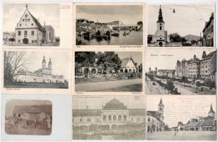 101 db RÉGI történelmi magyar város képeslap jó minőségben fémdobozban / 101 pre-1945 Historical Hun...