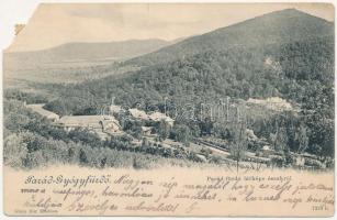 1900 Parád-gyógyfürdő, látkép északról. Klein Mór kiadása (b)