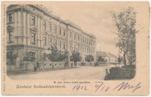 1902 Székesfehérvár, M. kir. honvéd tiszti pavilon. Eisler Adolf kiadása. Gigler Béla felvétele (b)