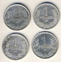 1926-1939. 1P Ag (4x) mind klf évszámmal T:2,3