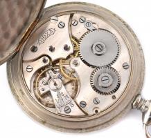 Fém tokos Doxa zsebóra, jelzett tok, jelzett szerkezettel,.szép számlappal, működőképes, d:55 mm