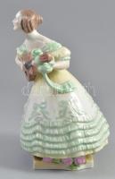 Herendi porcelán Déryné, kézzel festett, jelzett, hibátlan m: 22 cm