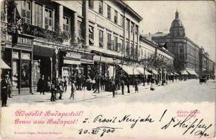 1900 Budapest V. Károly körút, üzletek (EK)