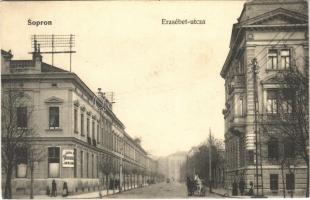 1906 Sopron, Erzsébet utca, Löbl M. táncintézet Deák (EK)