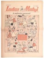 1954 Ludas Matyi X. évf. 48. sz., 1954. november 25., Szerk.: Gádor Béla, Tabi László, kis szakadásokkal, 8 p.