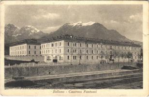 1917 Belluno, Caserma Fantuzzi / military barracks (small hole)