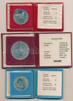 1982. 100Ft Cu-Ni "Labdarúgó világbajnokság 1982" műbőr tokban, tanúsítvánnyal + 1983. 100...