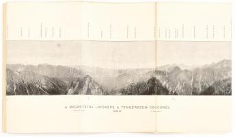 cca 1895 A Magas-Tátra panorámaképe, 126×23 cm