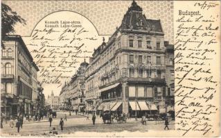 1905 Budapest V. Kossuth Lajos utca, Zeneconservatorium. Divald Károly 212. (EK)