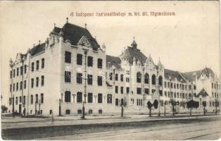 1912 Budapest VIII. Tisztviselőtelepi m. kir. állami főgimnázium (EK)