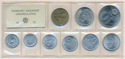 1973. 2f-10Ft (9xklf) érmés forgalmi sor fóliatokban T:1 Adamo FO6