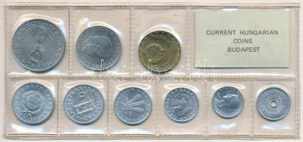 1978. 2f-10Ft (9xklf) érmés forgalmi sor fóliatokban T:1 Adamo FO11