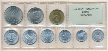 1982. 2f-10Ft (9xklf) érmés forgalmi sor fóliatokban T:1 Adamo FO15