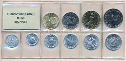 1986. 2f-20Ft (10xklf) érmés forgalmi sor fóliatokban T:1 Adamo FO19