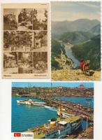 170 db MODERN magyar és külföldi város képeslap (kis alakúak is) / 170 modern Hungarian and other Eu...