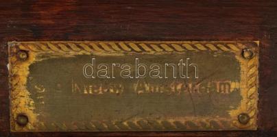 Antik tengerészeti iránytű, nem működik, 20×20×13 cm