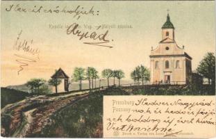 1902 Pozsony, Pressburg, Bratislava; Kapelle im tiefen Weg / Mélyúti kápolna / chapel