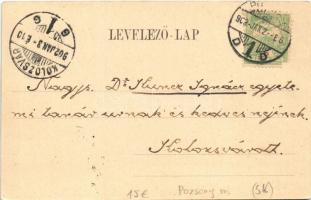 1902 Pozsony, Pressburg, Bratislava; Kapelle im tiefen Weg / Mélyúti kápolna / chapel