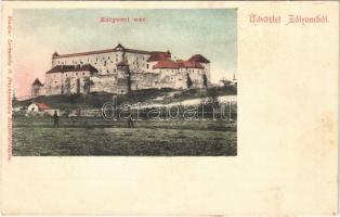 Zólyom, Zvolen; vár. Lechnitzky O. fénynyomdája kiadása / Zvolensky hrad / castle (fl)