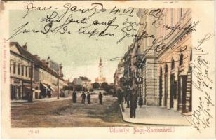 1902 Nagykanizsa, Fő út, Alt és Böhm üzlete és saját kiadása