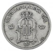 Svédország 1898EB 25ö Ag T:1-
Sweden 1898EB 25 Öre Ag C:AU
Krause KM# 739