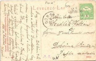 1909 Nagykálló, M. kir. állami elmegyógyintézet (tébolyda), piac, kosárárusok. Sarkady József kiadás...