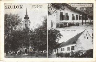 1934 Szulok (Barcs), Római katolikus templom, iskola és óvoda (EK)