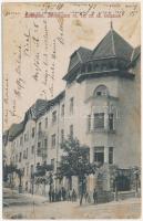 1938 Budapest II. Rózsadomb, Zivatar utca 16., 18., 20. sz. bérházak (fl)