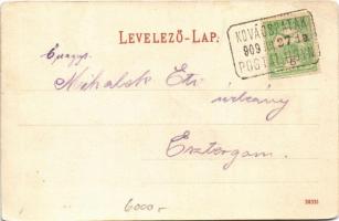 1909 Kovácspatak, Kovacov; Ilona pihenő. Wallfisch S. kiadása / forest + "KOVÁCSPATAK POSTAI ÜG...
