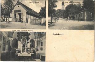 Budakeszi, Római katolikus templom és belseje, Hangya üzlete és saját kiadása (EK)