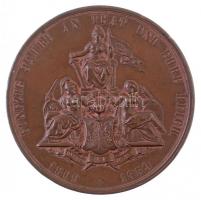 Ausztria 1859. "Johann Kempen Freiherrr von Fichtenstamm / 50 éves szolgálatért" Br emléké...