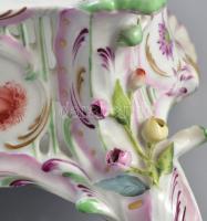 Óherendi, Herendi porcelán láda / kaspó tető nélkül. Kézzel festett, jelzett, restaurált, repedéssel...