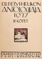Erdélyi Helikon antológiája 1927 I-II. kötet. Bánffy Miklós és Kós Károly illusztrációval. Kolozsvár...