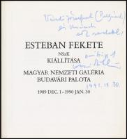 Esteban Fekete NSZK kiállítása. Magyar Nemzeti Galéria Budavári Palota, Budapest, 1989-1990. Losonci...
