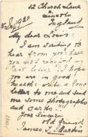 1920 Vintage erotic nude lady. photo (non PC) (EK)