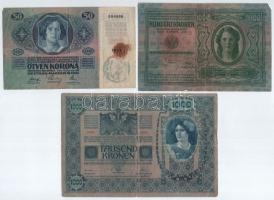 1902-1917. 1 - 1000K (7xklf) közte "DEUTSCHÖSTERREICH" és "MAGYARORSZÁG" felülbé...